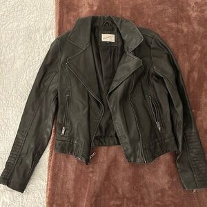 Women's Black Leather Jacket